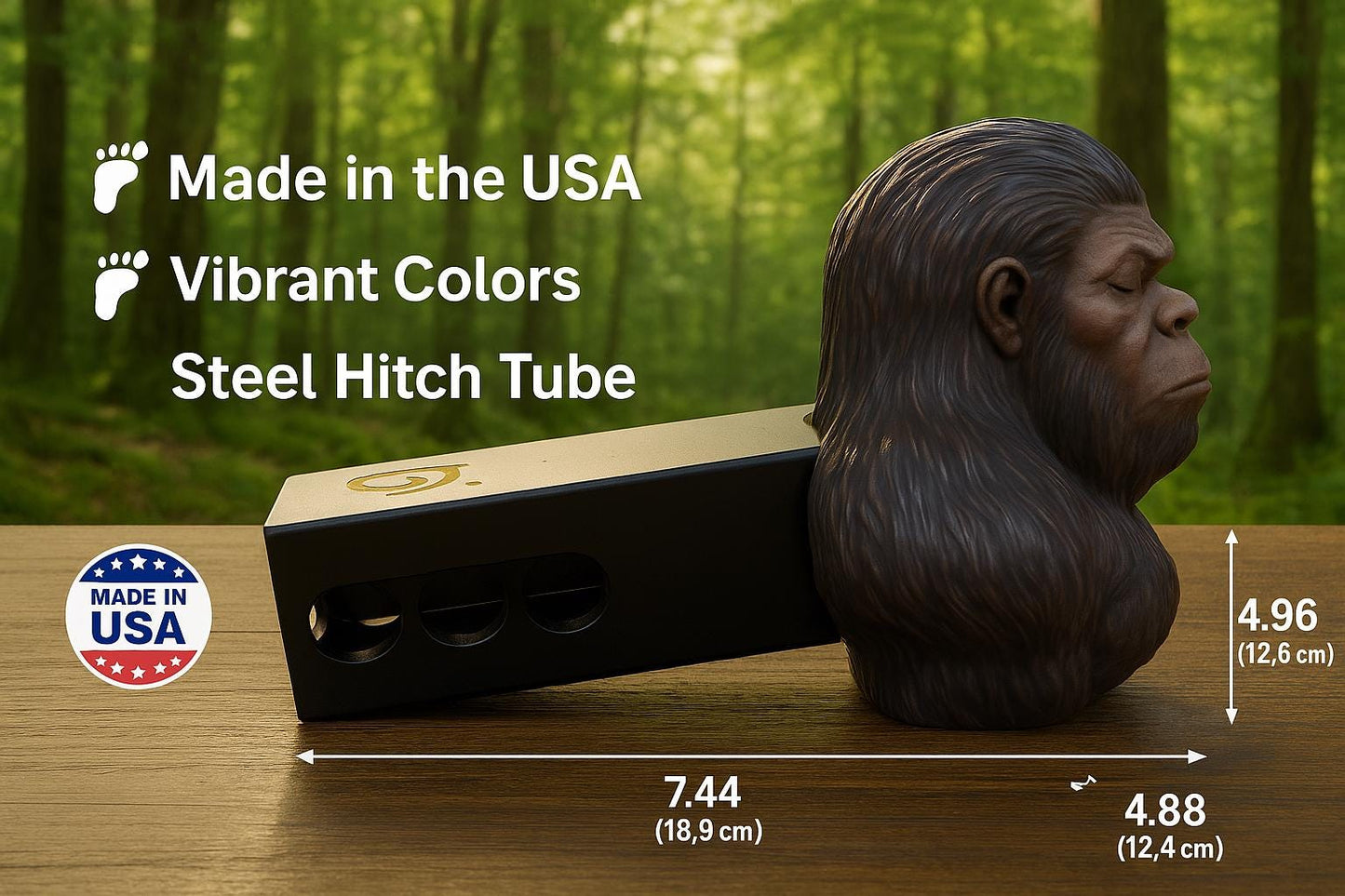 Bigfoot Hitch Cover – Sasquatch Trailer Hitch Cover
